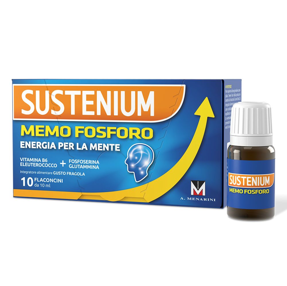 Sustenium Memo integratore per Memoria a base di fosforo 10 Flaconcini - Immagine 6